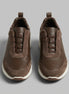 BROWN LEATHER TRAINER