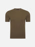 BASIC OLIVE T SHIRT